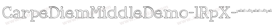 CarpeDiemMiddleDemo-lRpX字体转换