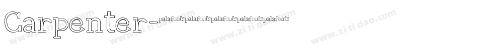 Carpenter字体转换