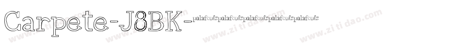 Carpete-J8BK字体转换