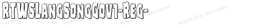 RTWSLangSongG0v1-Reg字体转换