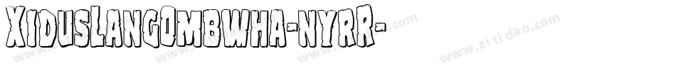 XidusLangOmbwha-nyrR字体转换