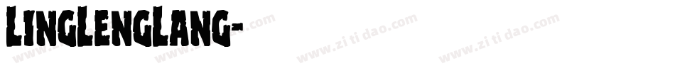 LingLengLang字体转换