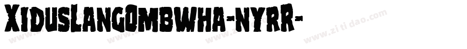 XidusLangOmbwha-nyrR字体转换