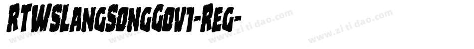 RTWSLangSongG0v1-Reg字体转换