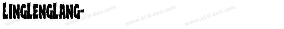 LingLengLang字体转换