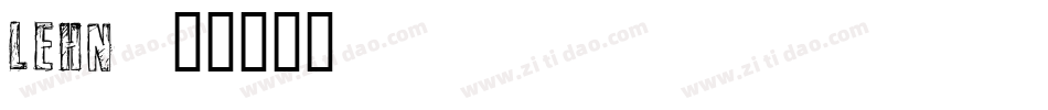 LEHN035字体转换