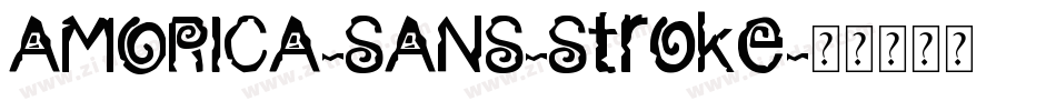 AMORICA-SANS-Stroke字体转换