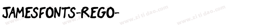 JamesFonts-regO字体转换