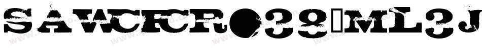 SawCfcr038-Ml3J字体转换