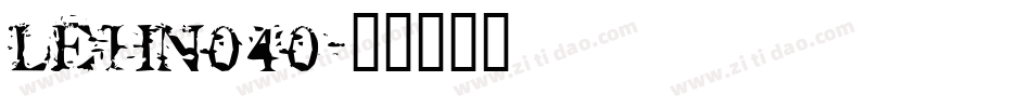 LEHN040字体转换