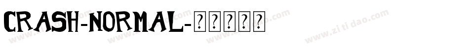 Crash-Normal字体转换