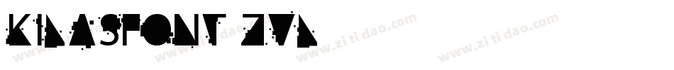 Kilasfont-zVl1字体转换