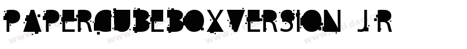 PaperCubeBoxVersion-0j6r字体转换