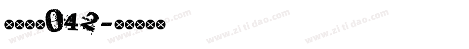 LEHN042字体转换