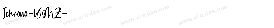 Ichrono-l6MZ字体转换