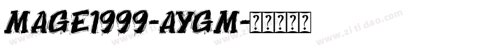 Mage1999-aYGm字体转换