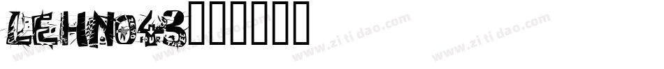 LEHN043字体转换