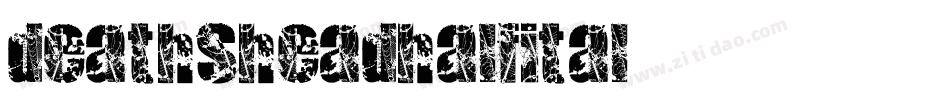 deathsheadhalfital字体转换