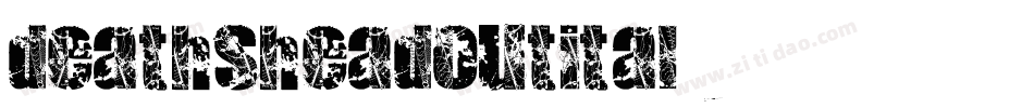 deathsheadoutital字体转换