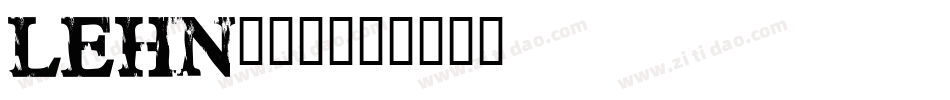 LEHN044字体转换