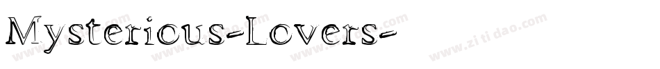 Mysterious-Lovers字体转换