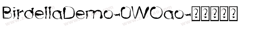 BirdellaDemo-0WOao字体转换
