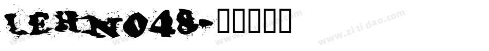 LEHN048字体转换
