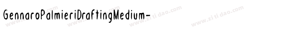 GennaroPalmieriDraftingMedium-9020字体转换