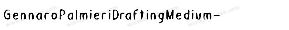 GennaroPalmieriDraftingMedium-9020字体转换