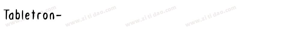 Tabletron字体转换