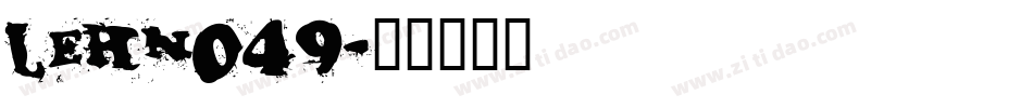 LEHN049字体转换