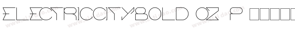 ElectricCityBold-Oz4P字体转换