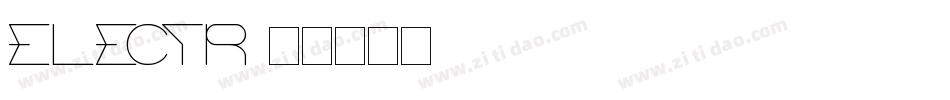 electr字体转换