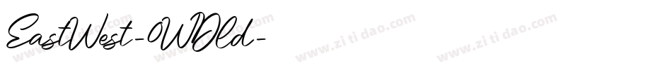 EastWest-0WDld字体转换