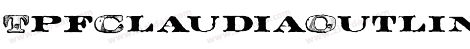 TpfClaudiaOutlined-w3J3字体转换