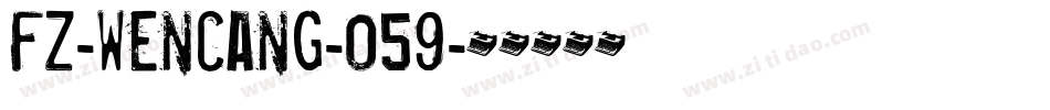 fz-wencang-059字体转换