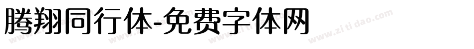 腾翔同行体字体转换