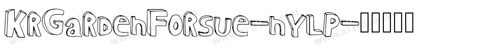 KrGardenForSue-nYlP字体转换