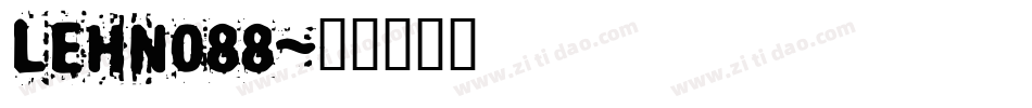 LEHN088字体转换
