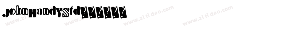 JohnHandyStd字体转换