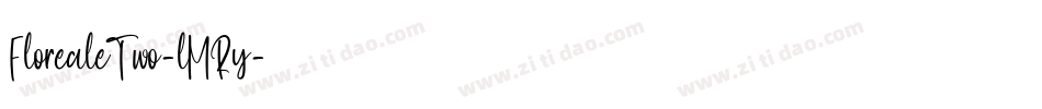 FlorealeTwo-lMRy字体转换
