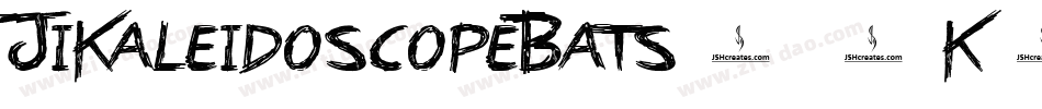 JiKaleidoscopeBats4-K00o字体转换