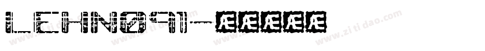 LEHN091字体转换