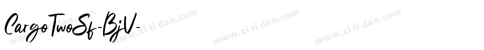 CargoTwoSf-BjV字体转换
