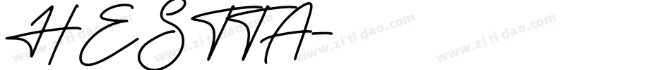 HESTTA字体转换