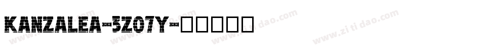 Kanzalea-3zO7y字体转换