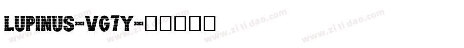 Lupinus-VG7y字体转换