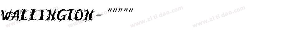Wallington字体转换