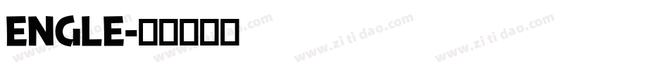 Engle字体转换