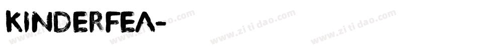 KINDERFEA字体转换